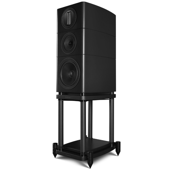 Wharfedale Elysian 2R Matte Black with Stands