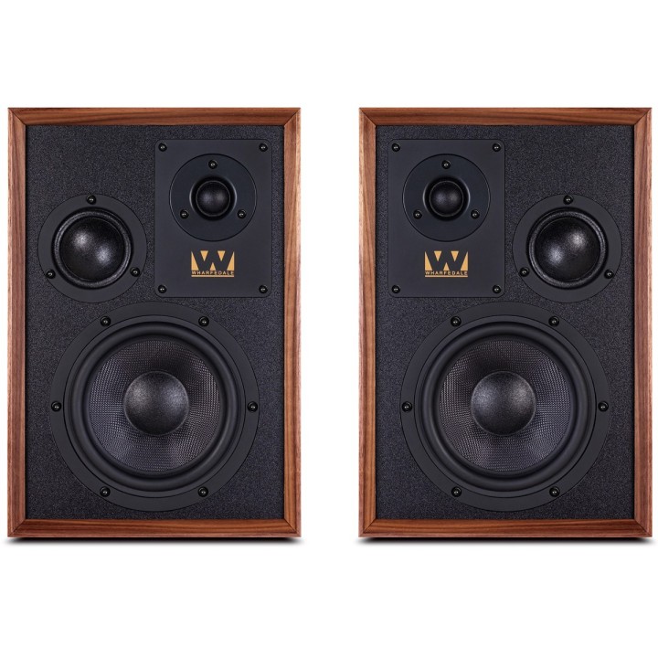 Enceinte Bibliothèque Vintage WHARFEDALE SUPER DENTON Finition Noyer