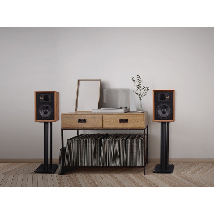 Enceinte Bibliothèque Vintage WHARFEDALE DENTON 85 Finition Noyer