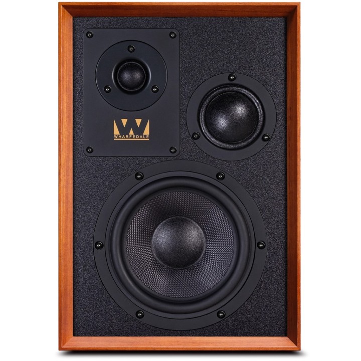 Enceinte Bibliothèque Vintage WHARFEDALE SUPER DENTON Finition Acajou