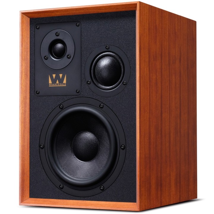 Enceinte Bibliothèque Vintage WHARFEDALE SUPER DENTON Finition Acajou
